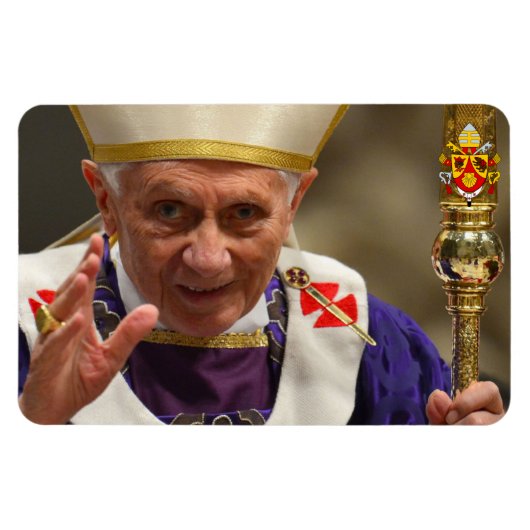 Papst Benedict XVI Magnet (Horizontal)