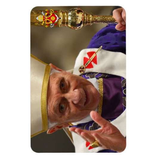 Papst Benedict XVI Magnet (Vertikal)