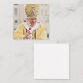 Papst Benedict XVI Mitteilungskarte (Vorne/Hinten)