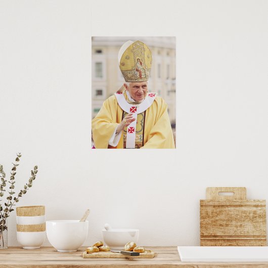 Papst Benedict XVI Poster (Küche)