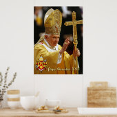Papst Benedict XVI Poster (Küche)