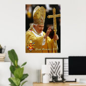 Papst Benedict XVI Poster (Heimbüro)