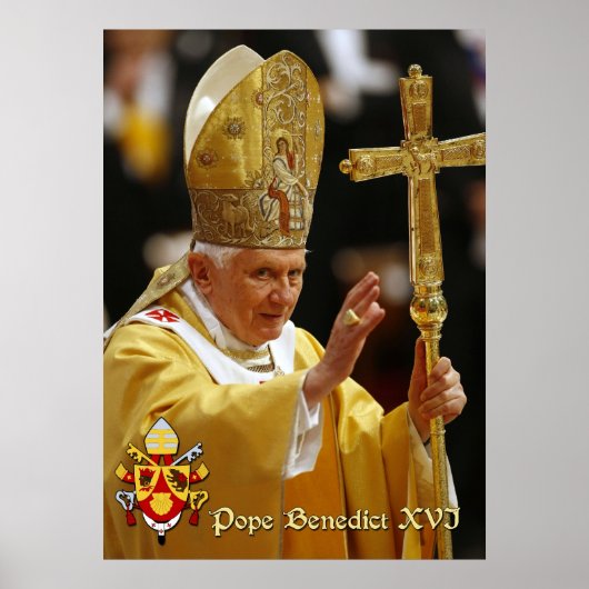 Papst Benedict XVI Poster (Vorne)