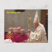 Papst Benedict XVI Postkarte (Vorderseite)