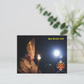 Papst Benedict XVI Postkarte (Stehend Vorderseite)