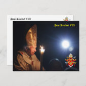 Papst Benedict XVI Postkarte (Vorne/Hinten)