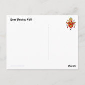 Papst Benedict XVI Postkarte (Rückseite)