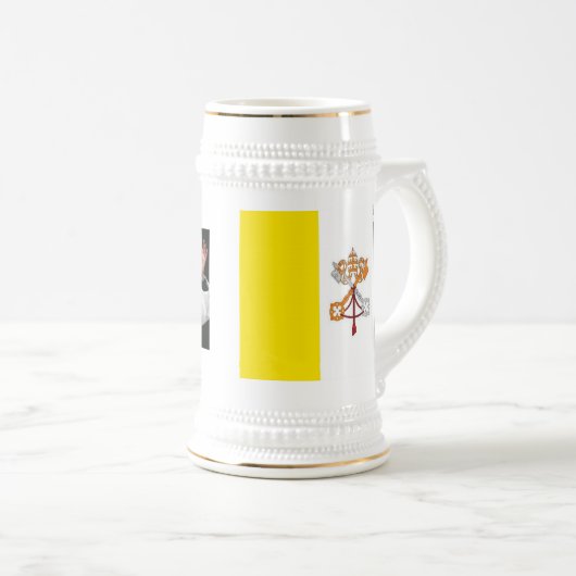 PAPST BENEDIKT XVI. BIERGLAS (VorderseiteRechts)