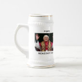 PAPST BENEDIKT XVI. BIERGLAS (Links)