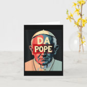 Papst Bobby Chicago - Katholischer Spaß Funny Da P Karte (Gelbe Blume)