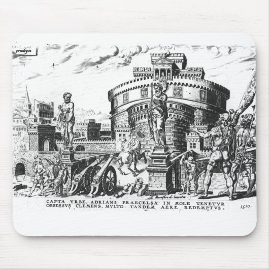 Papst Clement VII wird von Charles V belagert Mousepad (Vorne)