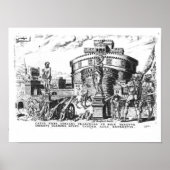 Papst Clement VII wird von Charles V belagert Poster (Vorne)