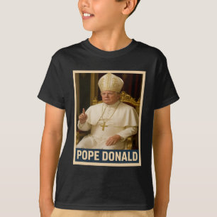 Papst Donald Pope Trump Papst Donald Trump Polimp T-Shirt