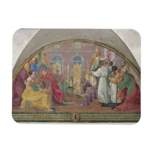 Papst Eugene IV das Kloster von San Mrz widmend Magnet
