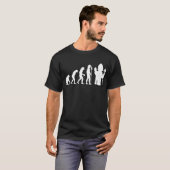 Papst Evolution Mens Atheismusatheist Funny T-Shirt (Vorne ganz)