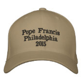 Papst Francis Baseball Cap Bestickte Baseballkappe (Vorderseite)