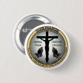 Papst Francis Button (Vorne & Hinten)