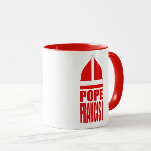 Papst Francis I Tasse (VorderseiteRechts)