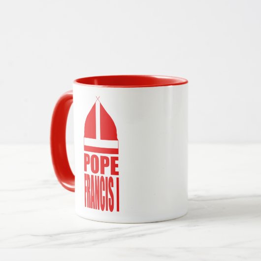 Papst Francis I Tasse (Vorderseite Links)