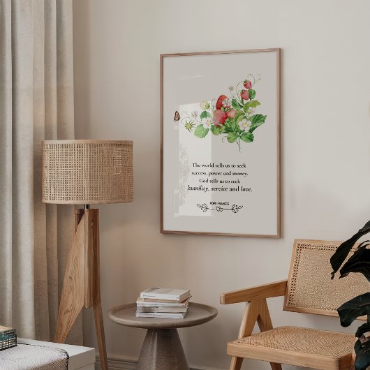 Papst Francis Inspiration Wall Art Poster
