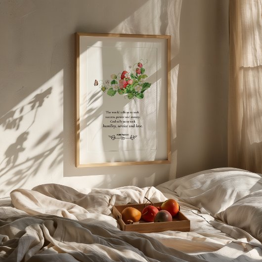 Papst Francis Inspiration Wall Art Poster