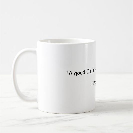 Papst Francis Mug Kaffeetasse (Links)