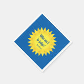 Papst Franziskus, der ich bin, um Zeitung Napkins Serviette (Ecke)