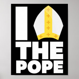 Papst Franziskus Der Papst Ist Homeboy-Shirt Poster