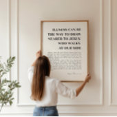 Papst Franziskus Zitat Katholische Printwerbung Poster