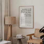 Papst Franziskus Zitat Katholische Printwerbung Poster