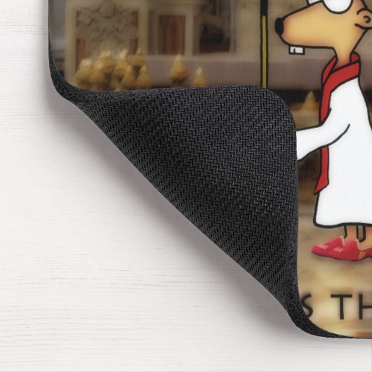 Papst geht das Weasel Mousepad (Ecke)