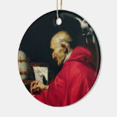 Papst Gregory das große Keramikornament (Links)