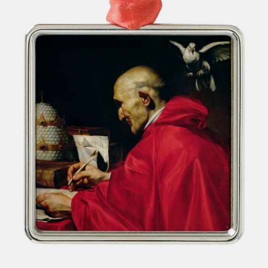 Papst Gregory das große Ornament Aus Metall (Vorne)