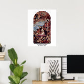 Papst Gregory mit Maria von Sebastiano Ricci Poster (Heimbüro)