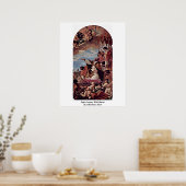 Papst Gregory mit Maria von Sebastiano Ricci Poster (Küche)