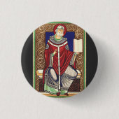 Papst Gregory vom Großen Button (Vorderseite)