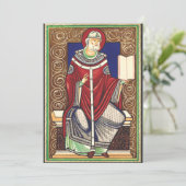 Papst Gregory vom Großen Feiertagskarte (Stehend Vorderseite)