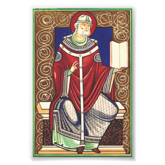 Papst Gregory vom Großen Fotodruck (Vorne)