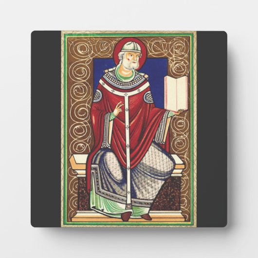Papst Gregory vom Großen Fotoplatte (Vorderseite)