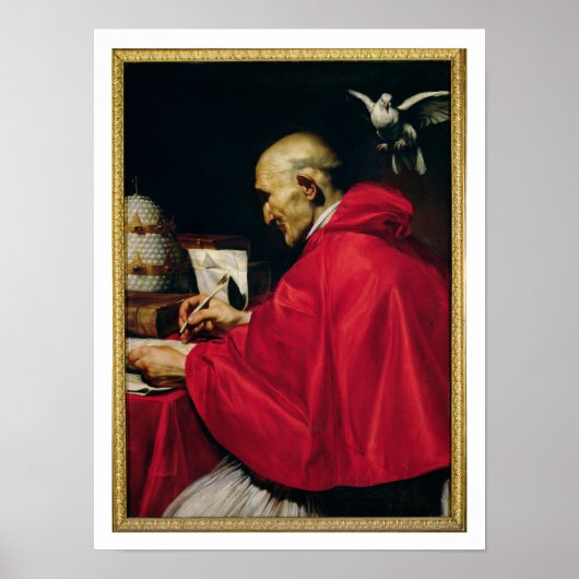 Papst Gregory vom Großen Poster (Vorne)