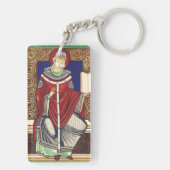 Papst Gregory vom Großen Schlüsselanhänger (Rückseite)