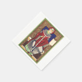 Papst Gregory vom Großen Serviette (Ecke)