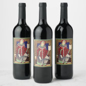 Papst Gregory vom Großen Weinetikett (Flaschen)