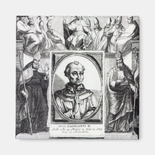 Papst Hadrian II Magnet