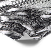 Papst Hadrian II Poster (Ecke)