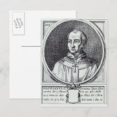 Papst Hadrian II Postkarte (Vorne/Hinten)