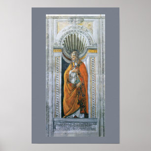 Papst Heiliger Sixtus II. von Sandro Botticelli Poster