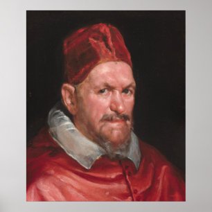 Papst Innozenz X - Diego Velázquez Kunstdruck Post Poster