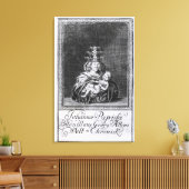 Papst Joan mit ihrem Kind Leinwanddruck (Insitu (Wohnzimmer))