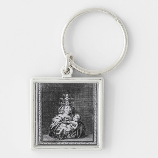 Papst Joan mit ihrem Kind Schlüsselanhänger (Vorne)